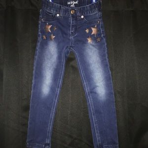 Little Girls Star skinny jeans